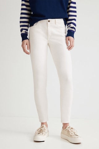 Broek Skinny Wit