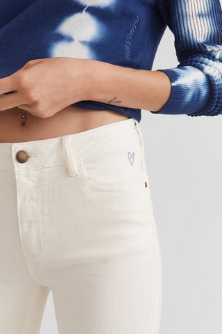 Broek Skinny Wit