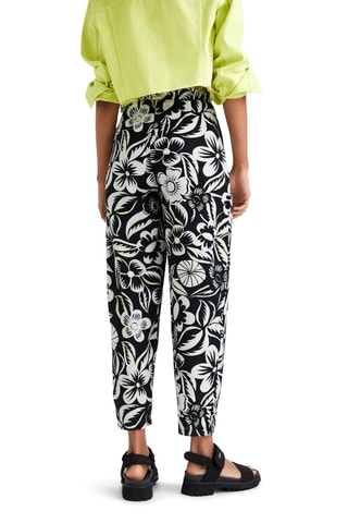 Casual Broek Hoge Taille Zwart