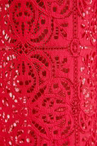 Broek Wide Legs Rood