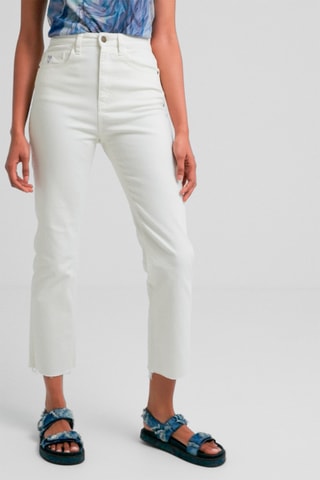 7/8 Broek Slim Fit Wit