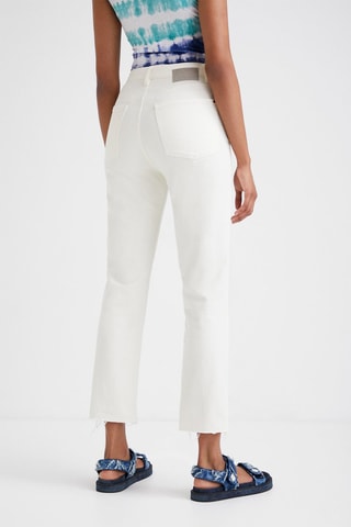 7/8 Broek Slim Fit Wit