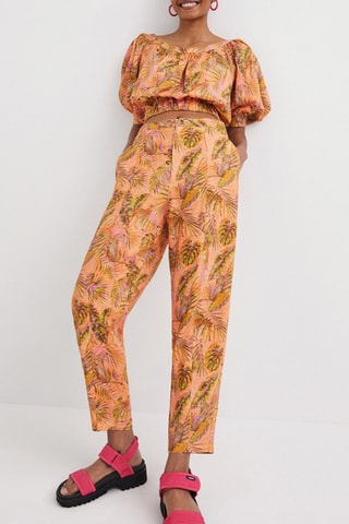 Casual Broek Oranje