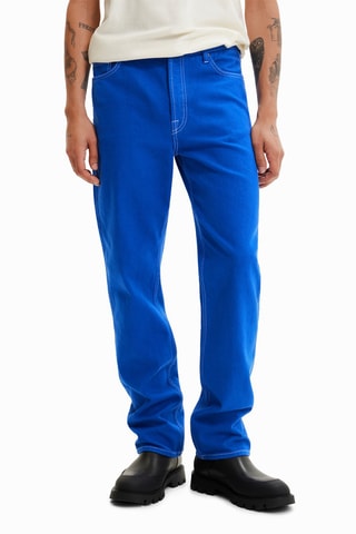 Rechte Jeans - Blauw