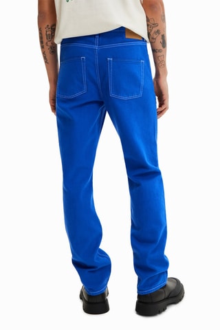 Rechte Jeans - Blauw