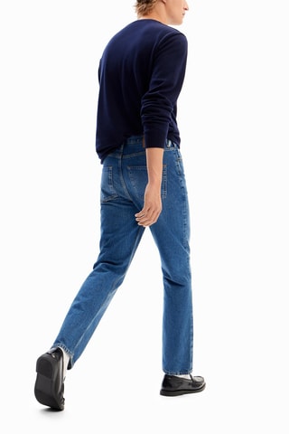 Jeans recht model - Blauw