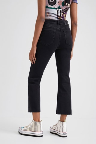 Jeans Flare Cut Zwart