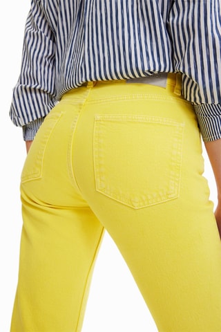 7/8 Rechte Jeans - Geel