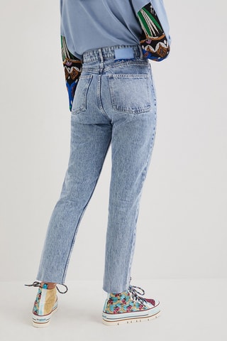 Rechte Jeans Hemelsblauw