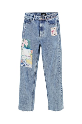 Rechte Jeans Hemelsblauw