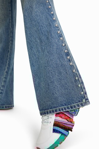 Jeans Flare Cut Blauw
