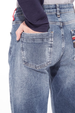 Rechte Jeans Blauw