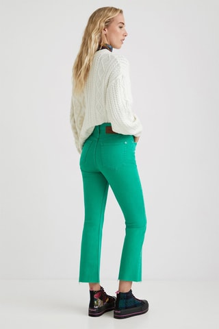 Jeans Flare Cut Groen