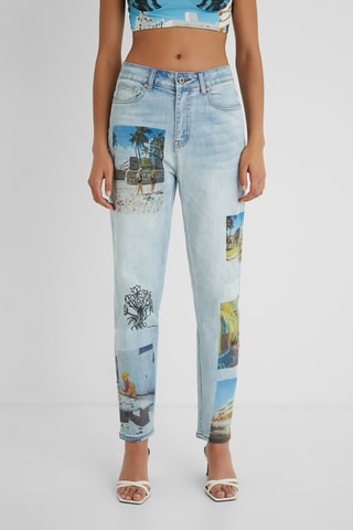 Jeans Slim Fit Lichtblauw