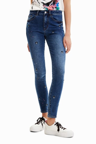 Jeans Mickey Disney - Marineblauw 