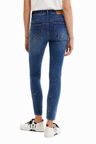 Jeans Mickey Disney - Marineblauw 