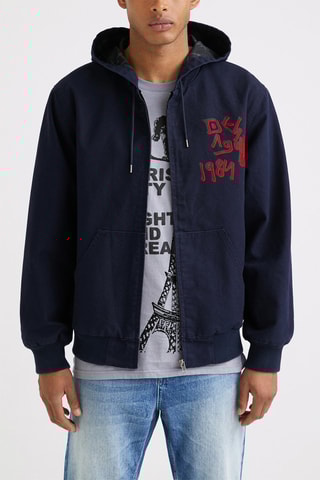 Jasje met Capuchon Marineblauw