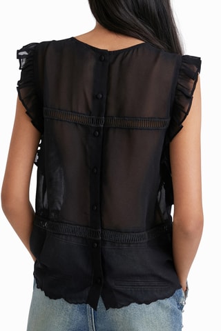 Top Romy - Zwart 