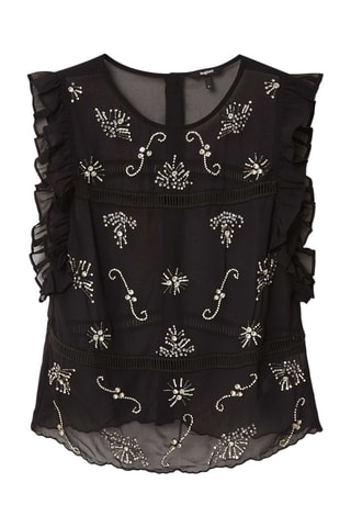Top Romy - Zwart 