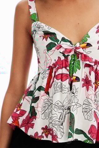 Top - Wit en Roze