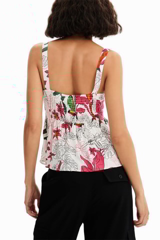 Top - Wit en Roze