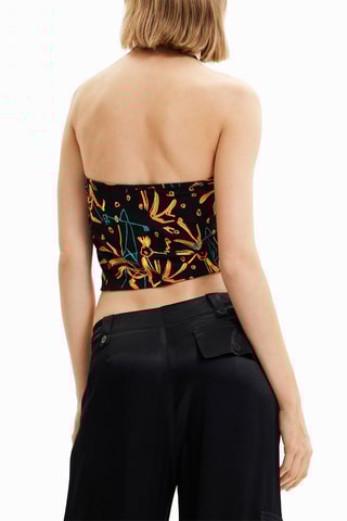 Crop top - Zwart
