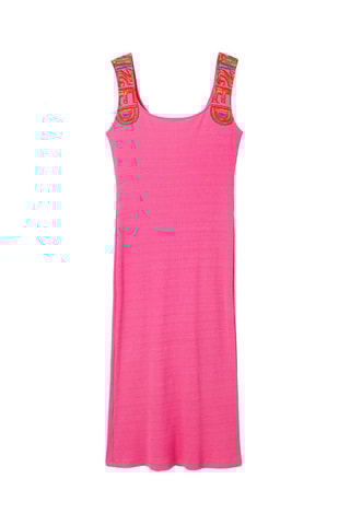 Nauwaansluitende Jurk - Fuchsia