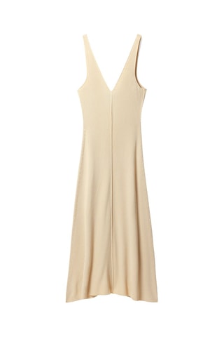 Midi-jurk - Beige