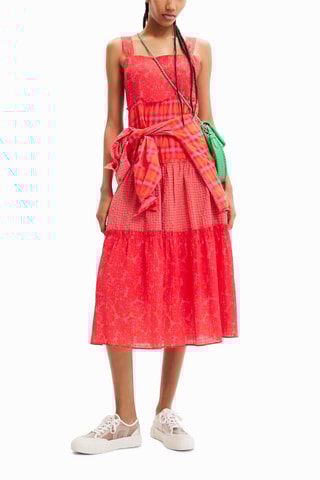 Midi-jurk - Rood