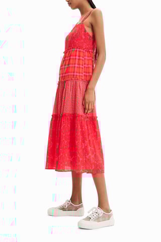 Midi-jurk - Rood