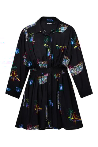 Blouse-jurk - Zwart