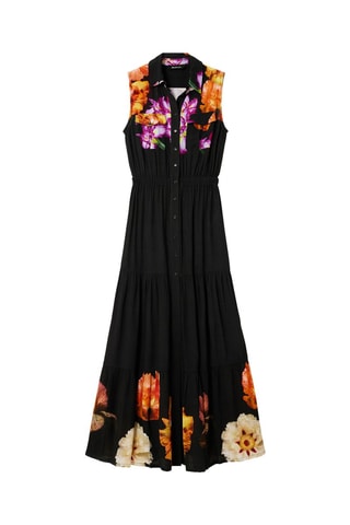 Blouse-jurk - Zwart