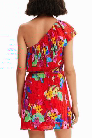 Asymmetrische Jurk - Rood