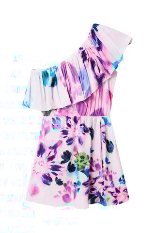 Asymmetrische Jurk - Paars