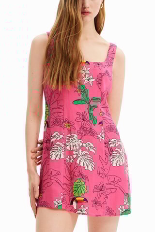 Rechte Jurk - Fuchsia