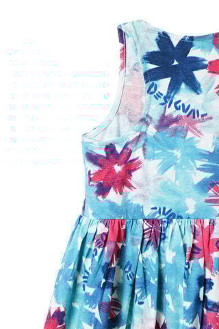 Jurk - Blauw en Wit