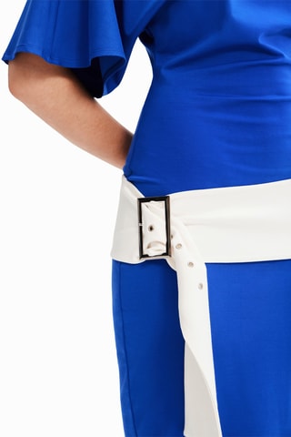 Lange jurk - Blauw