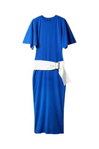 Lange jurk - Blauw