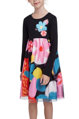Jurk Zwart en Roze