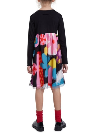 Jurk Zwart en Roze