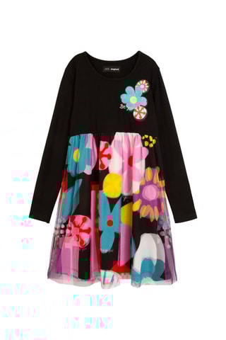 Jurk Zwart en Roze