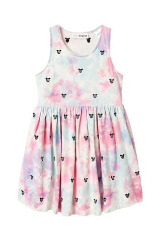 Jurk Mickey Disney - Roze en Hemelsblauw