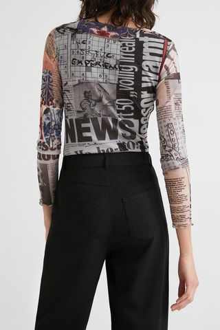 Bodysuit Any News - Antraciet