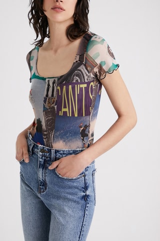 Bodysuit Paars en Blauw