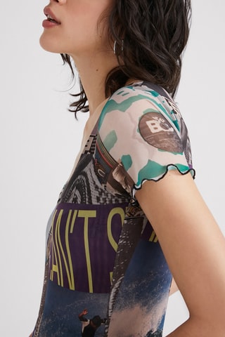 Bodysuit Paars en Blauw