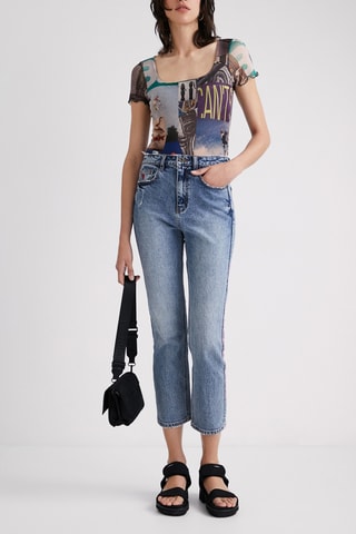 Bodysuit Paars en Blauw