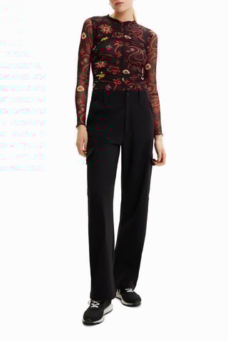 Bodysuit Slim Fit - Zwart