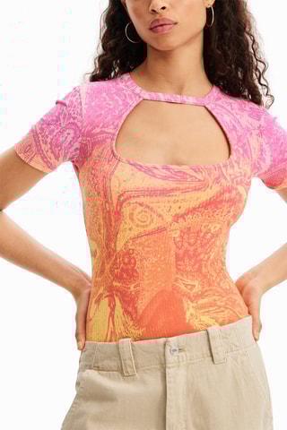 Bodysuit - Roze en Oranje