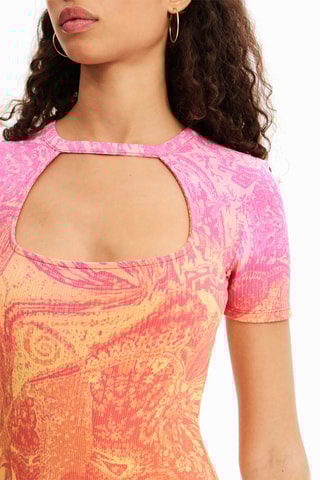 Bodysuit - Roze en Oranje