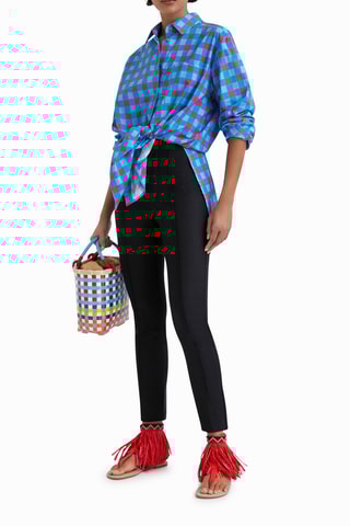 Lange Blouse Lua - Turquoise